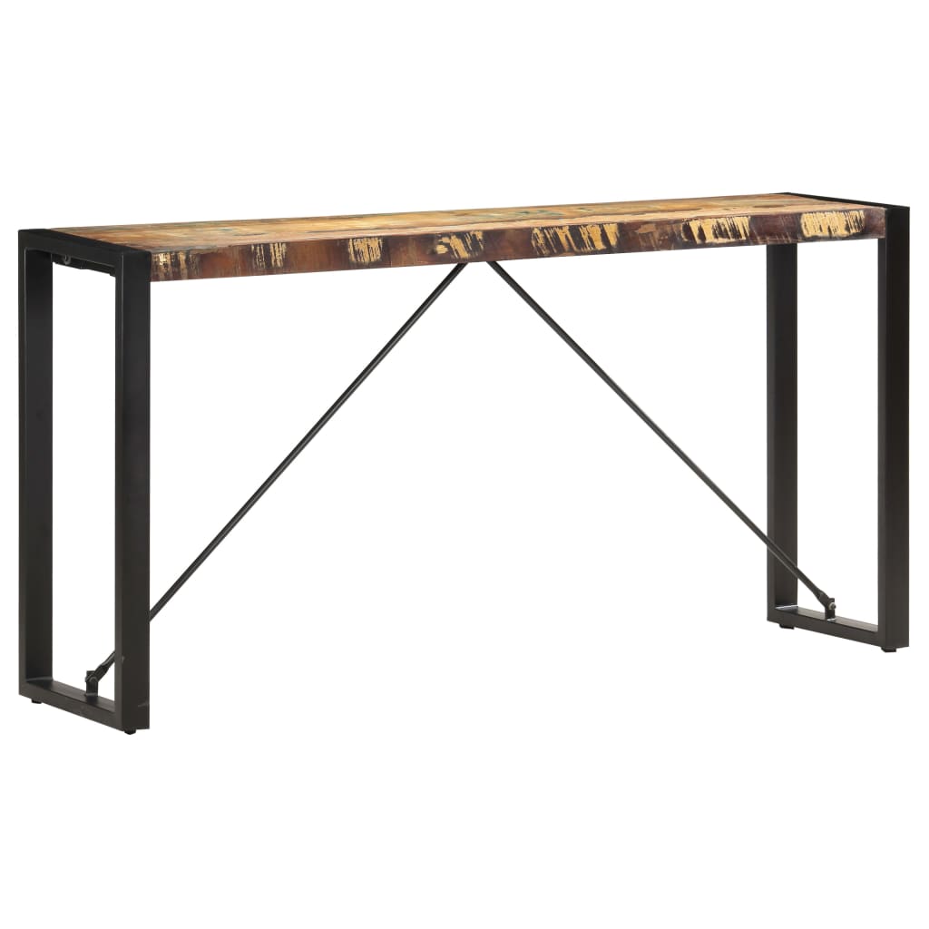 Avlastningsbord Konsollbord Trä 150x35x76 cm massivt återvunnet trä