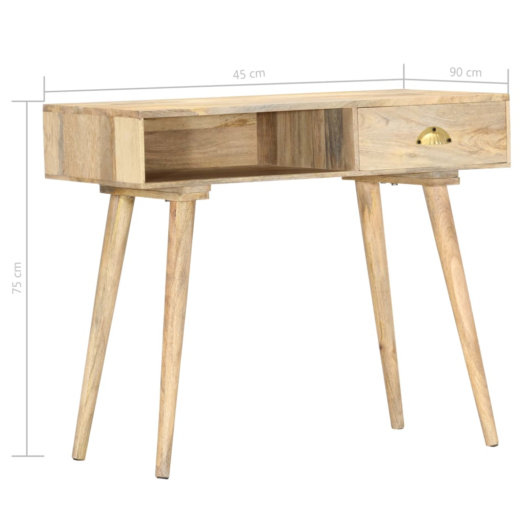Avlastningsbord Konsollbord Trä 90x45x75 cm massivt mangoträ