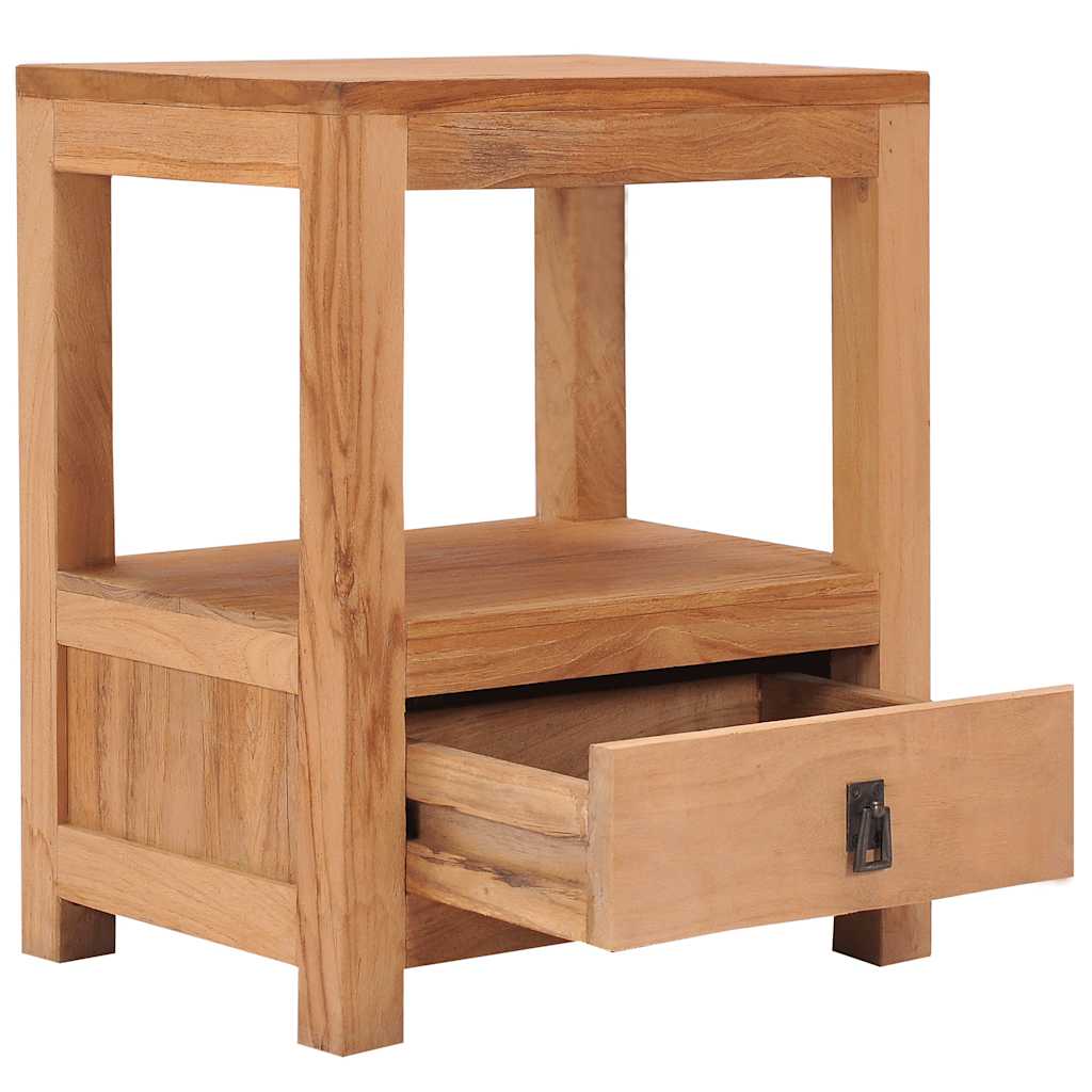 Sängbord Nattduksbord Trä 40x30x50 cm massiv teak
