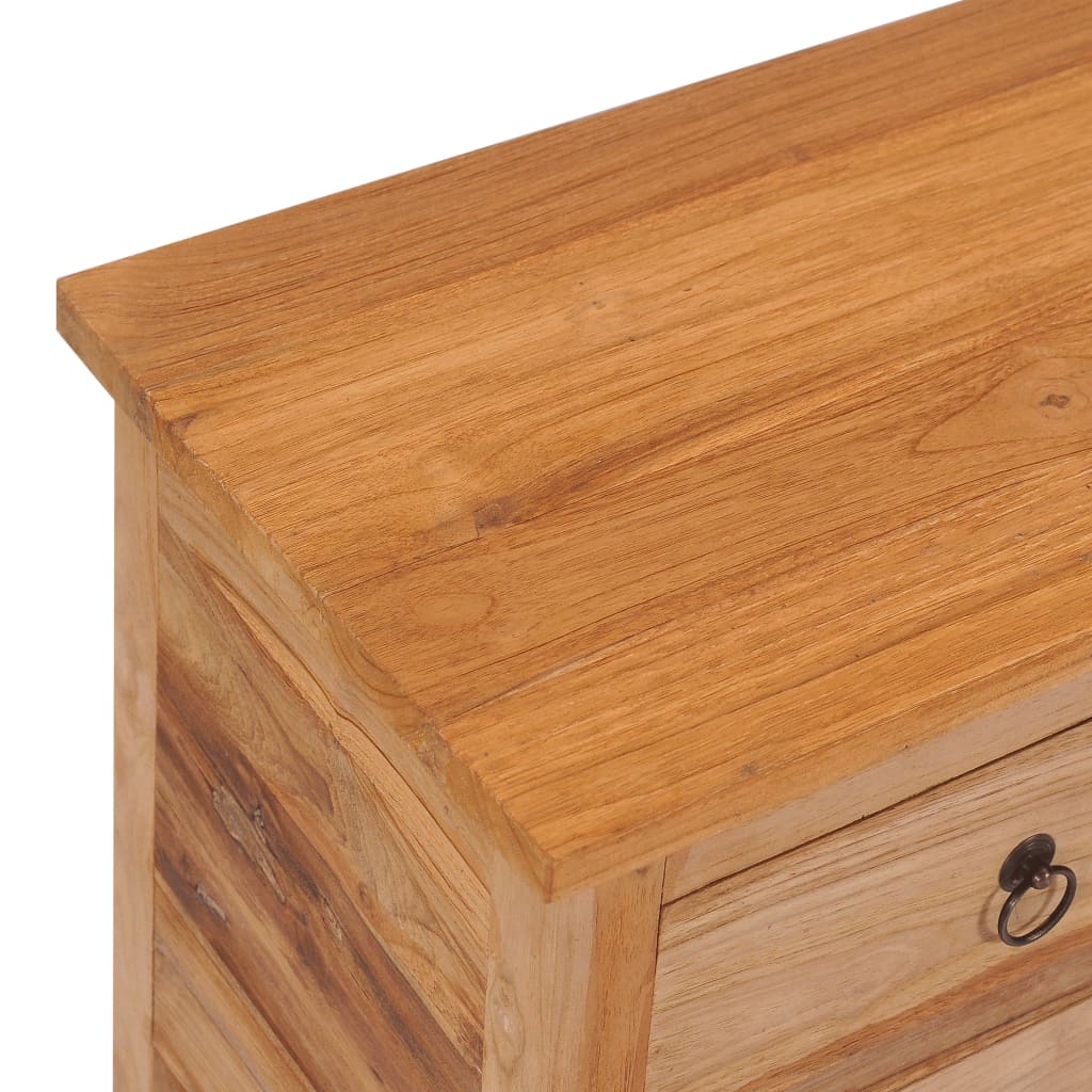 Skänk Trä 78x35x80 cm massiv teak