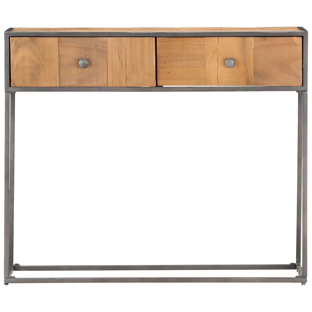 Avlastningsbord Konsollbord Trä 90x30x75 cm massivt återvunnet trä