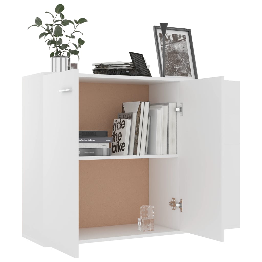 Skänk Vit 105x30x75 cm