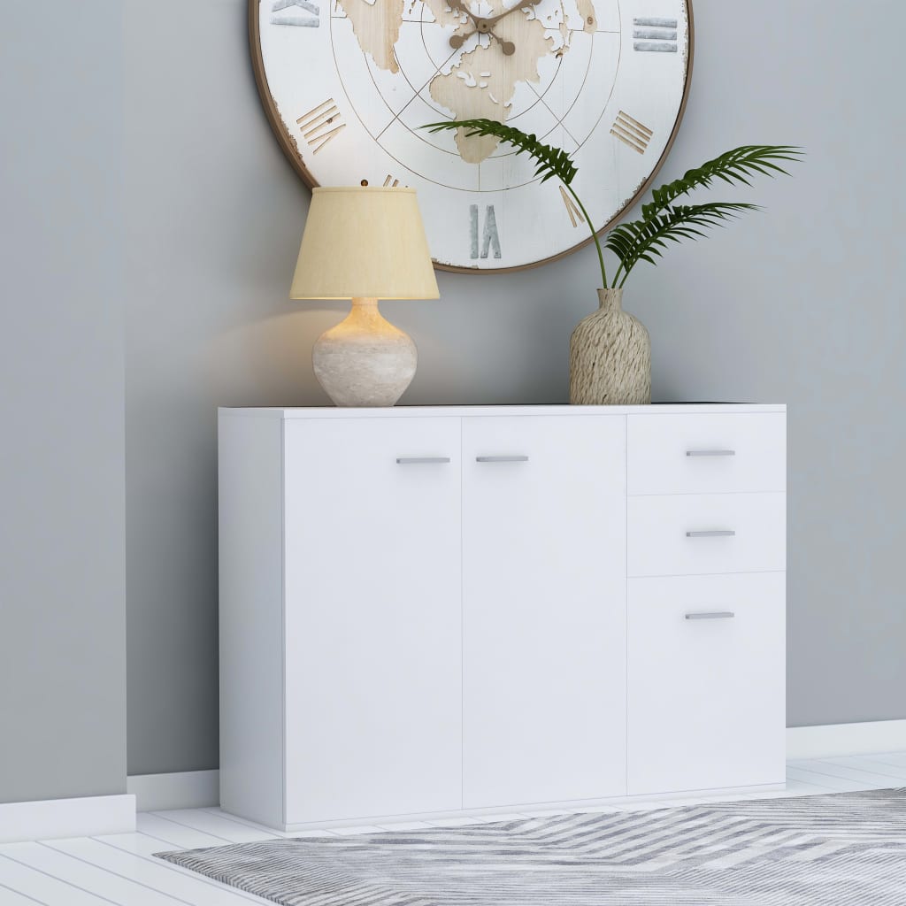 Skänk Vit 105x30x75 cm