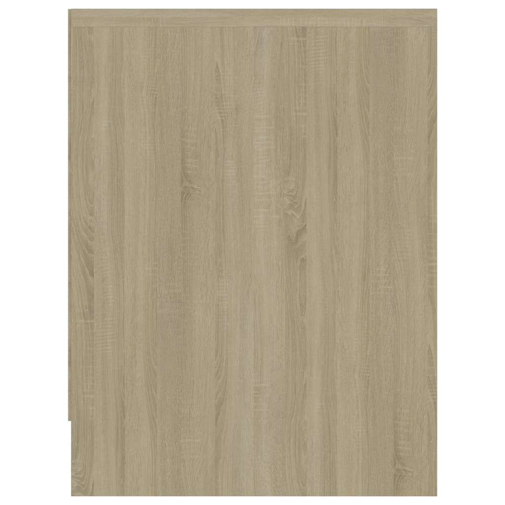 Sängbord 2 st sonoma-ek 40x30x40 cm konstruerat trä