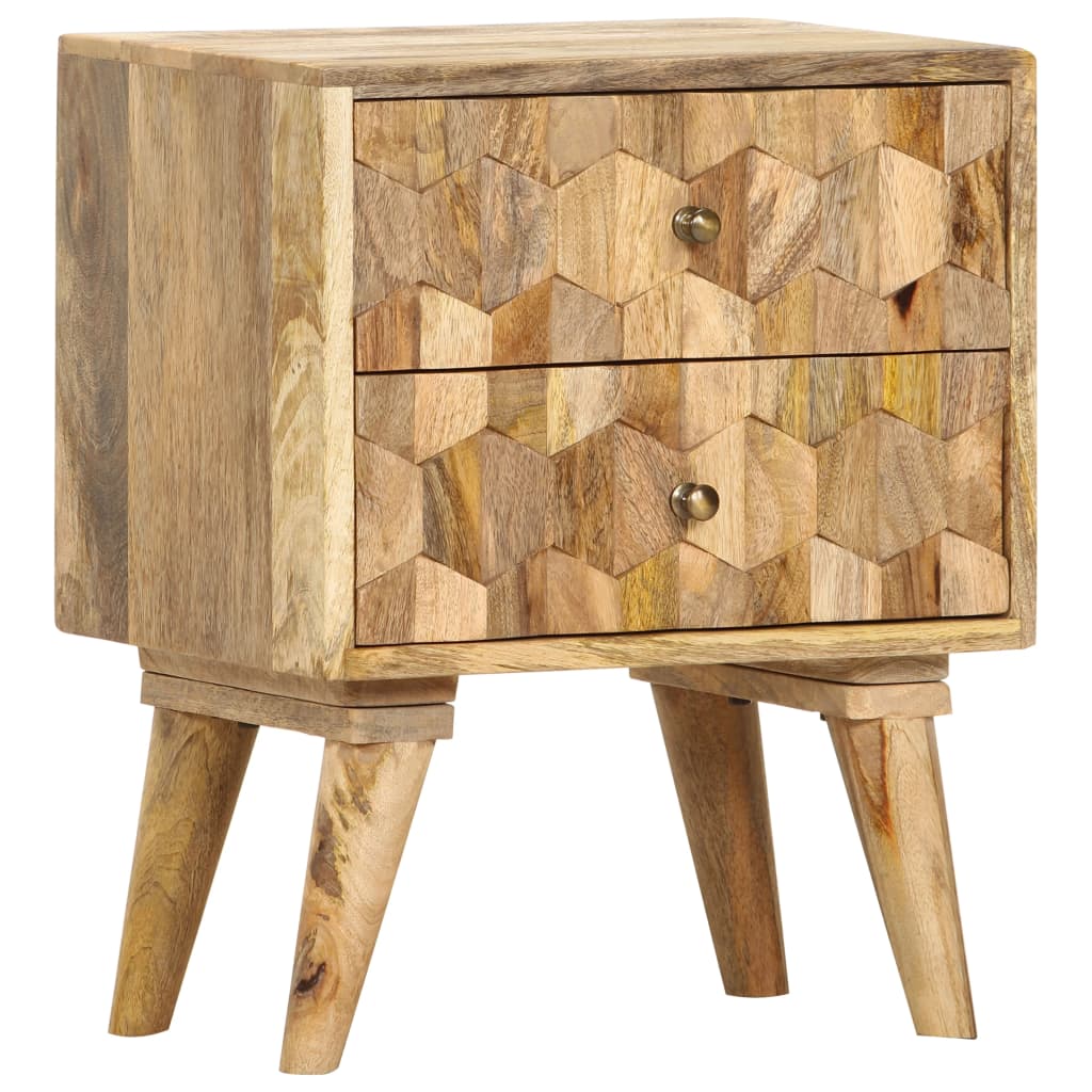 Sängbord 40x30x50 cm massivt mangoträ