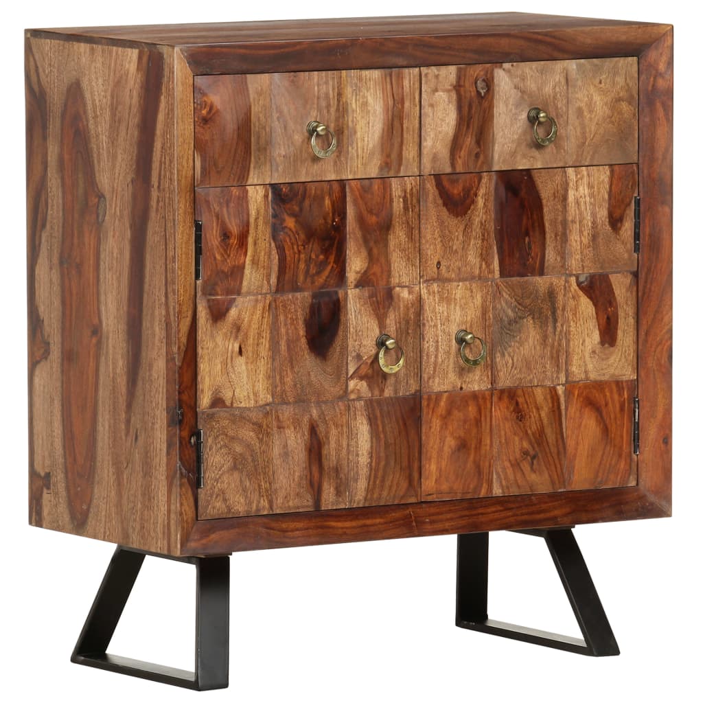 Skänk Trä 70x35x75 cm massivt sheshamträ