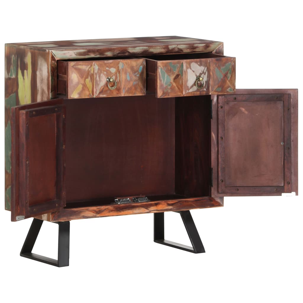 Skänk Trä 70x35x75 cm massivt återvunnet trä