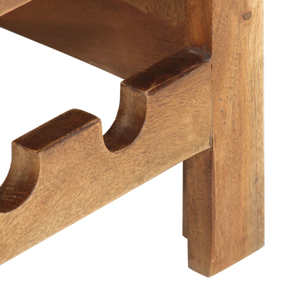 Vinställ Vinskåp 40x30x80 cm massivt akaciaträ