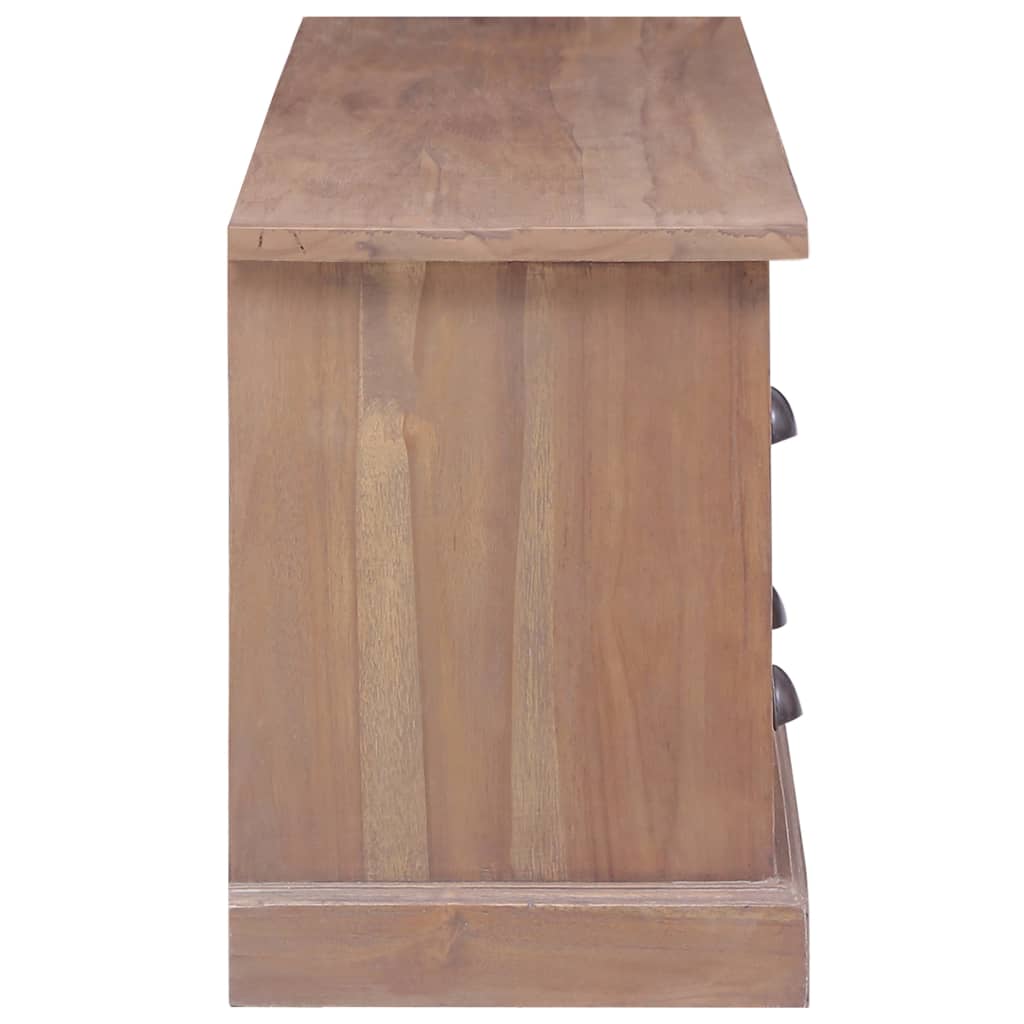 TV-bänk 120x30x40 cm massiv teak