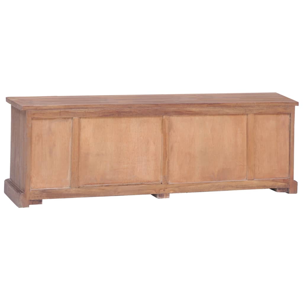 TV-bänk 120x30x40 cm massiv teak