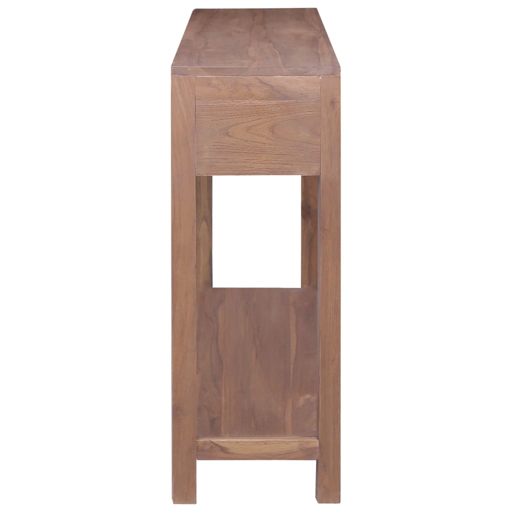 Avlastningsbord Konsollbord Trä 145x30x80 cm massiv teak