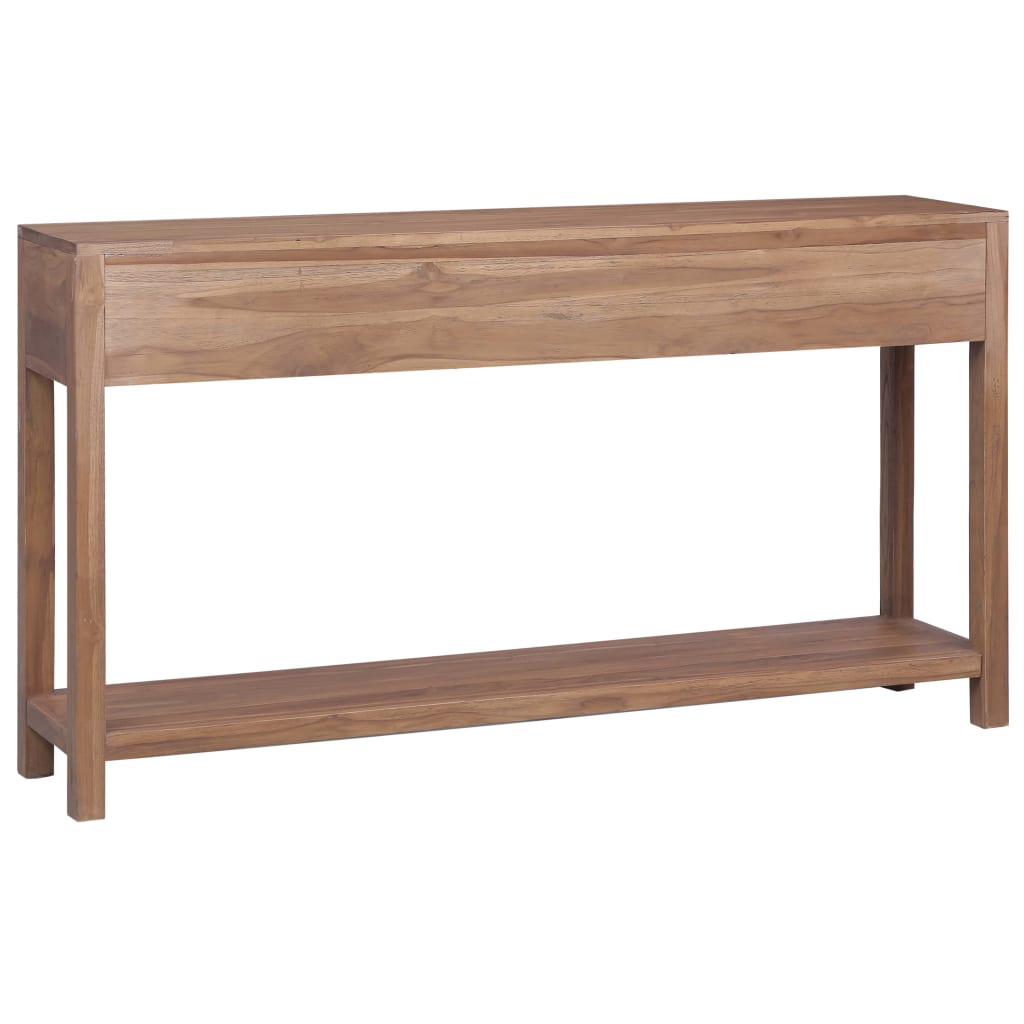 Avlastningsbord Konsollbord Trä 145x30x80 cm massiv teak