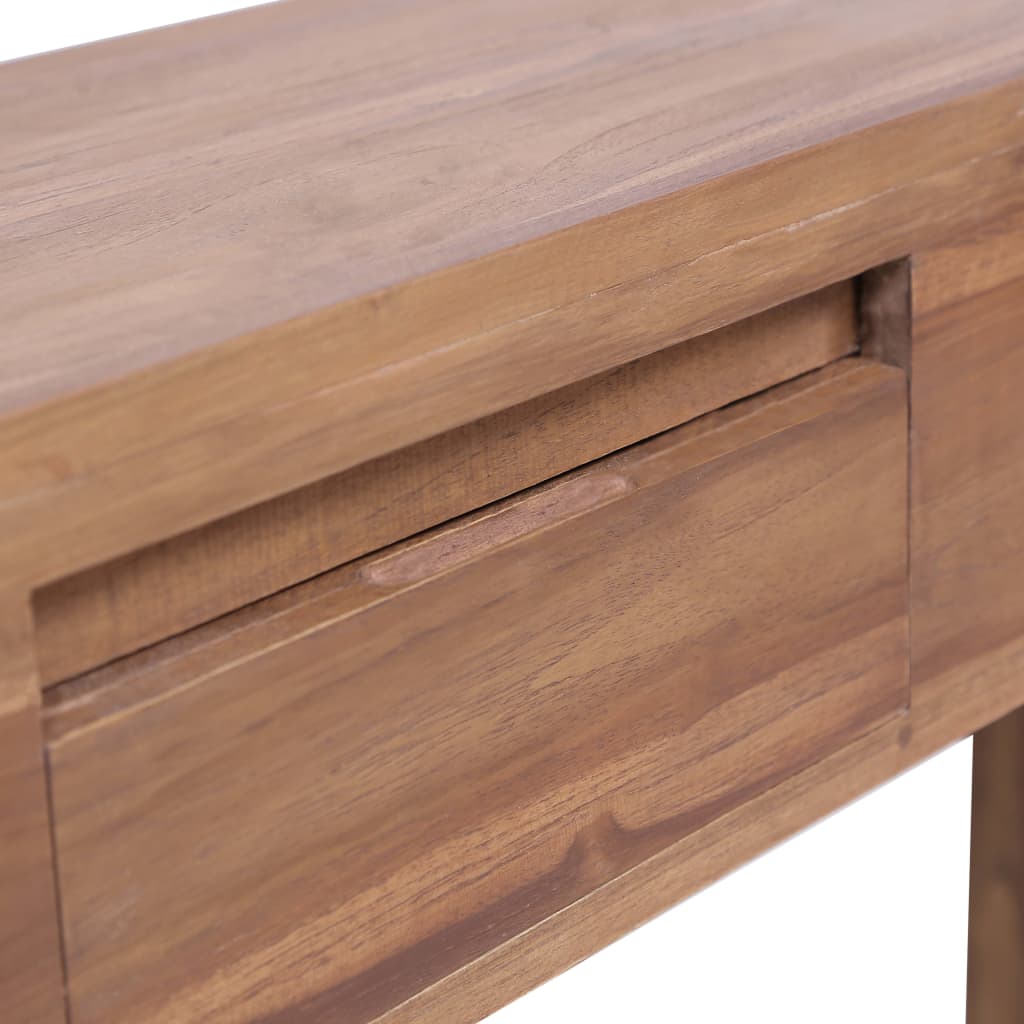 Avlastningsbord Konsollbord Trä 145x30x80 cm massiv teak