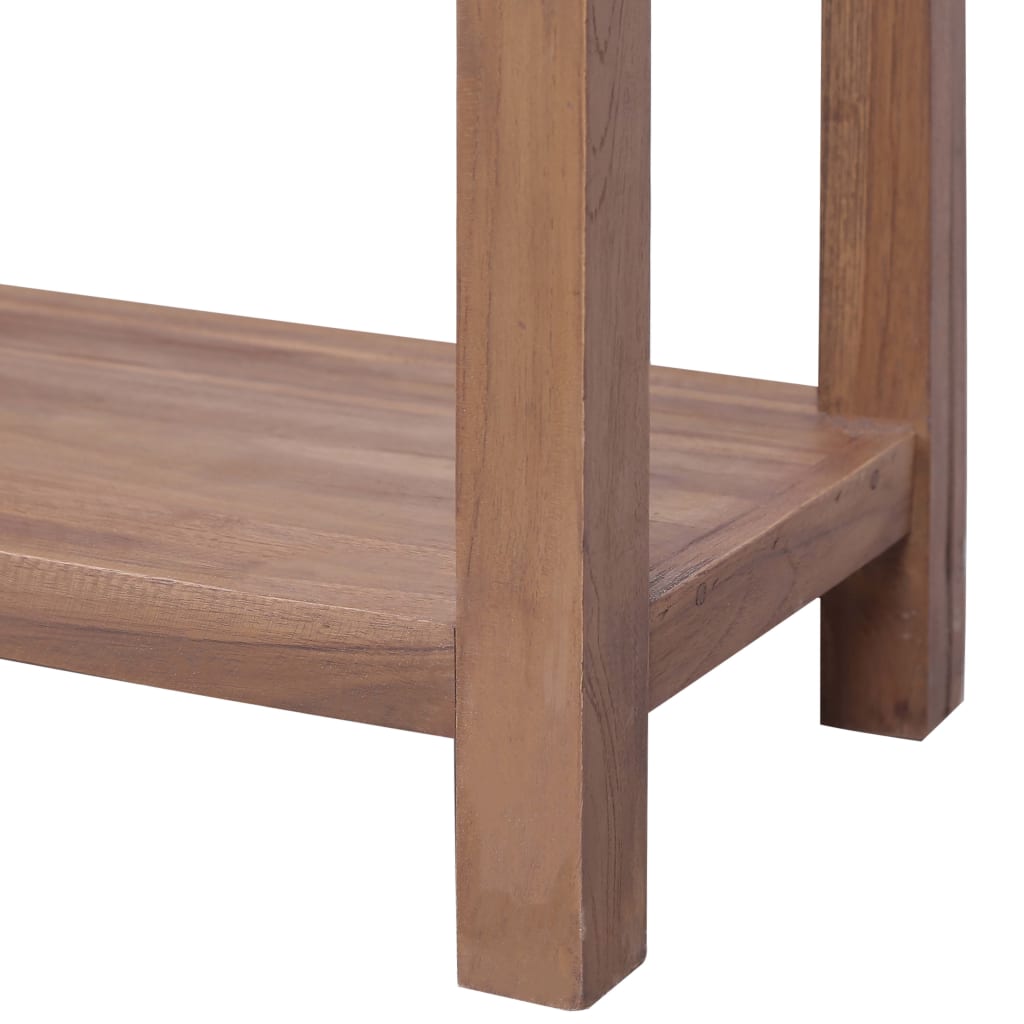 Avlastningsbord Konsollbord Trä 145x30x80 cm massiv teak