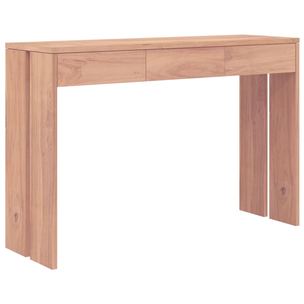 Avlastningsbord Konsollbord Trä 110x35x75 cm massiv teak
