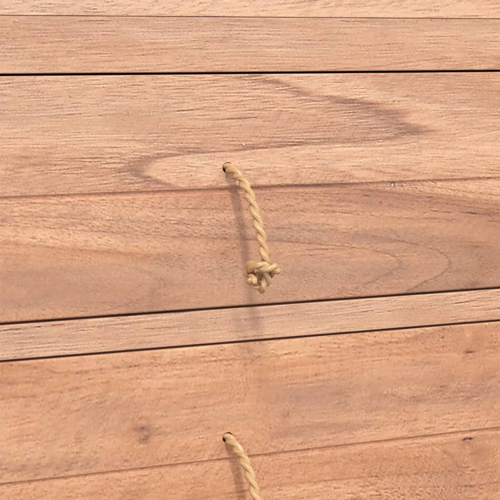 Skänk Trä 80x35x60 cm massiv teak