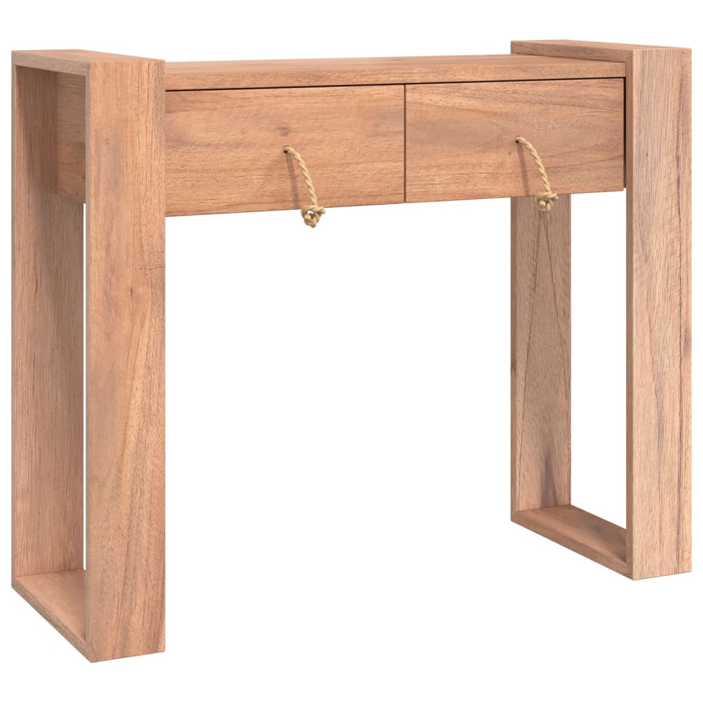 Avlastningsbord Konsollbord Trä 90x35x75 cm massiv teak