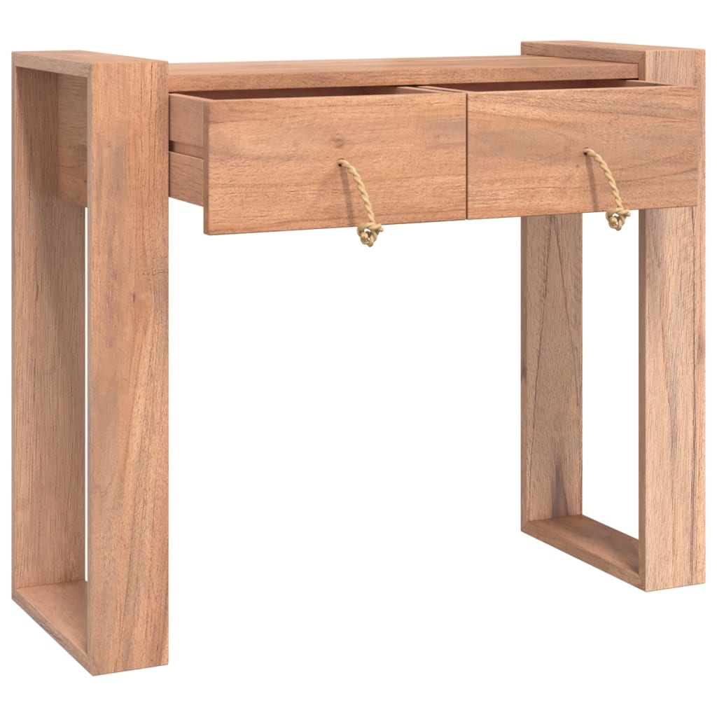 Avlastningsbord Konsollbord Trä 90x35x75 cm massiv teak
