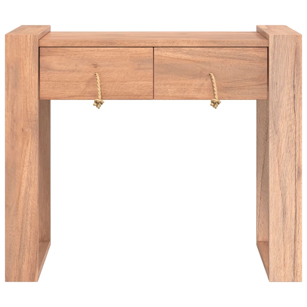 Avlastningsbord Konsollbord Trä 90x35x75 cm massiv teak