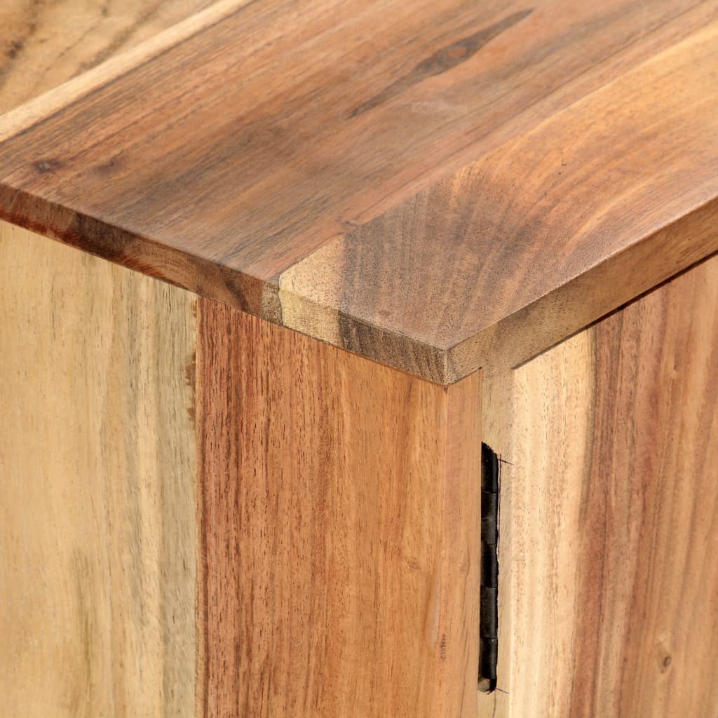 TV-bänk 118x30x45 cm massivt akaciaträ