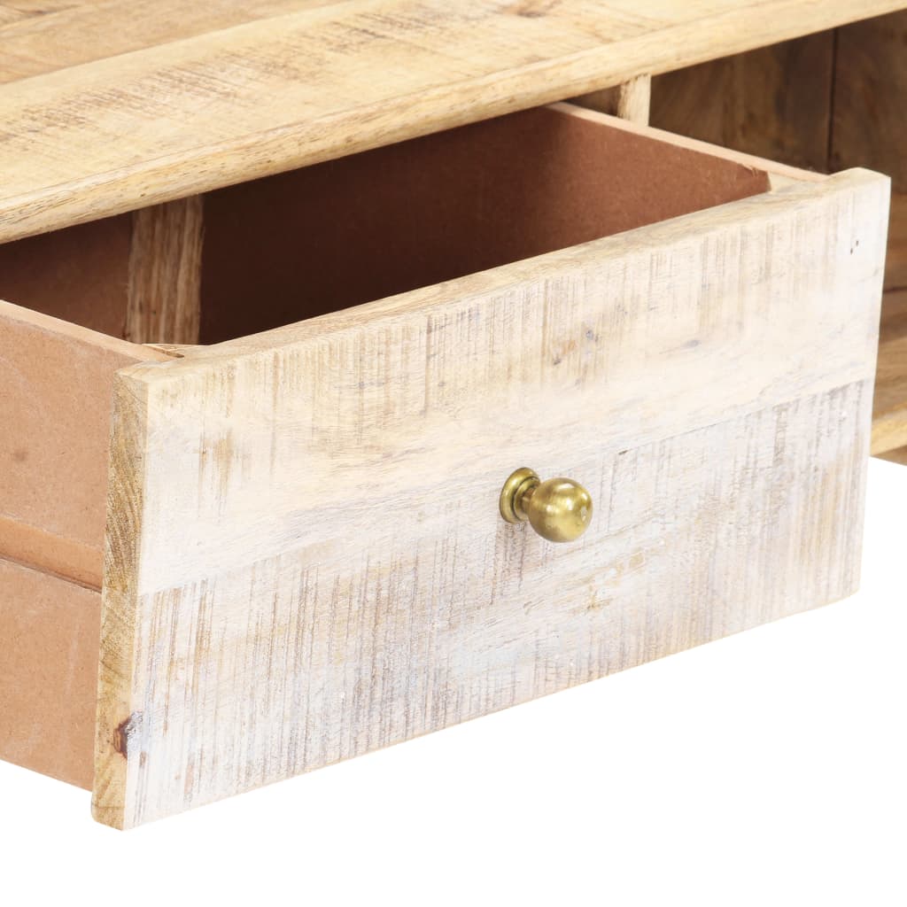 Soffbord Trä 88x60x40 cm massivt mangoträ