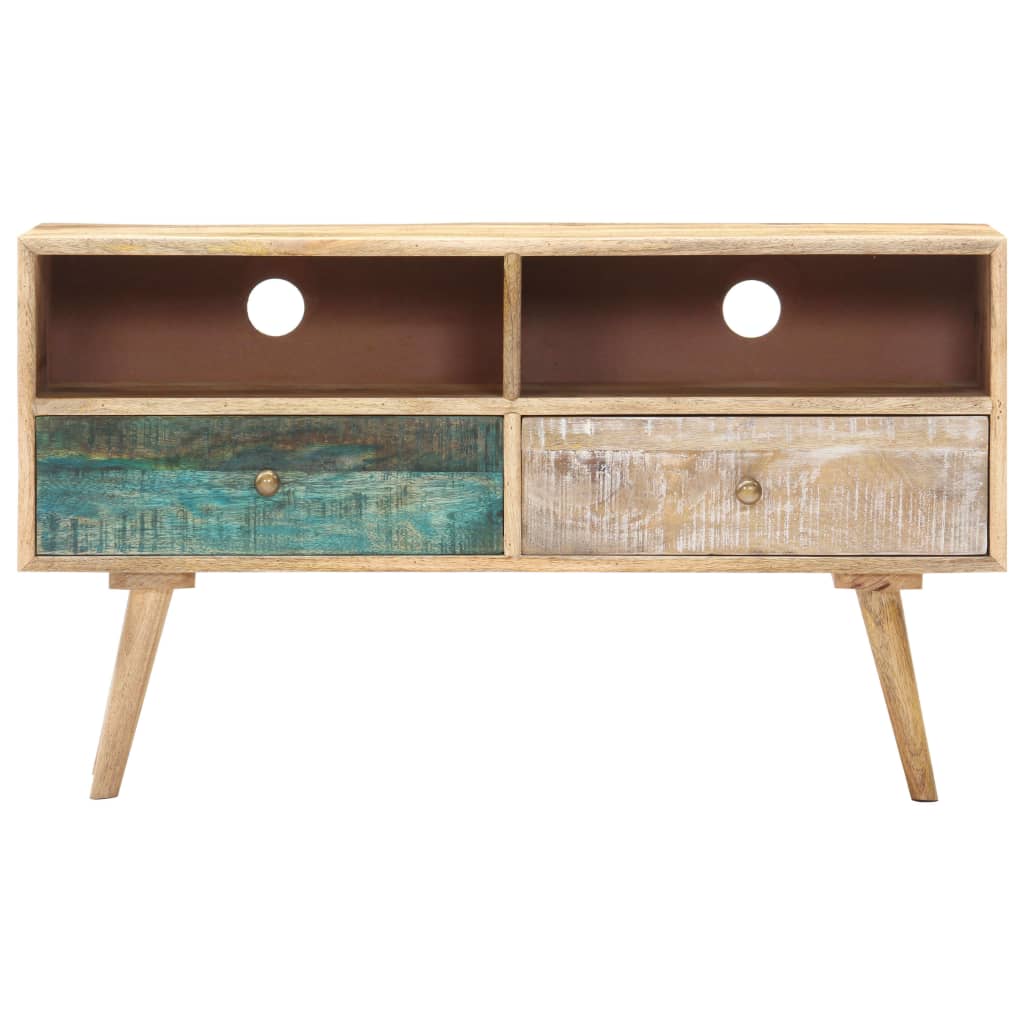 TV-bänk 88x30x50 cm massivt mangoträ