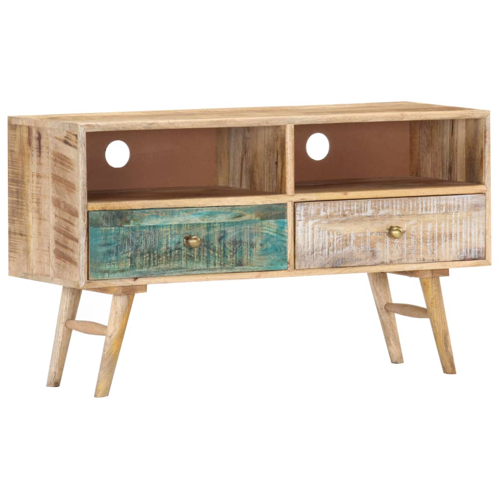 TV-bänk 88x30x50 cm massivt mangoträ