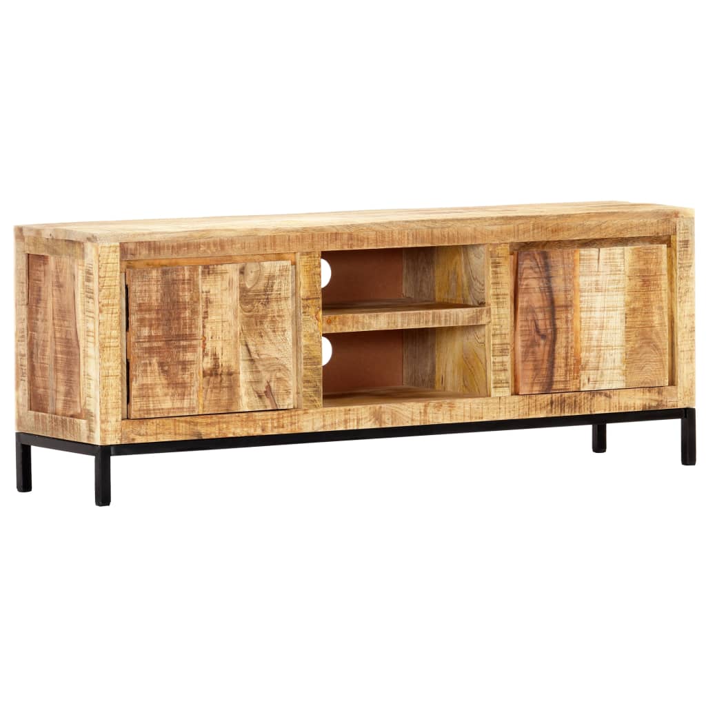 TV-bänk 118x30x45 cm massivt mangoträ
