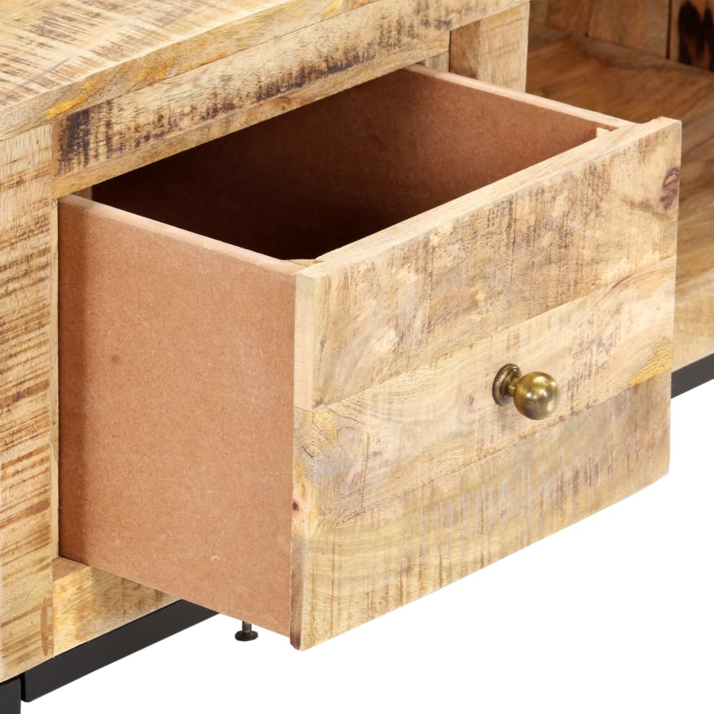 Soffbord Trä 88x50x42 cm massivt mangoträ