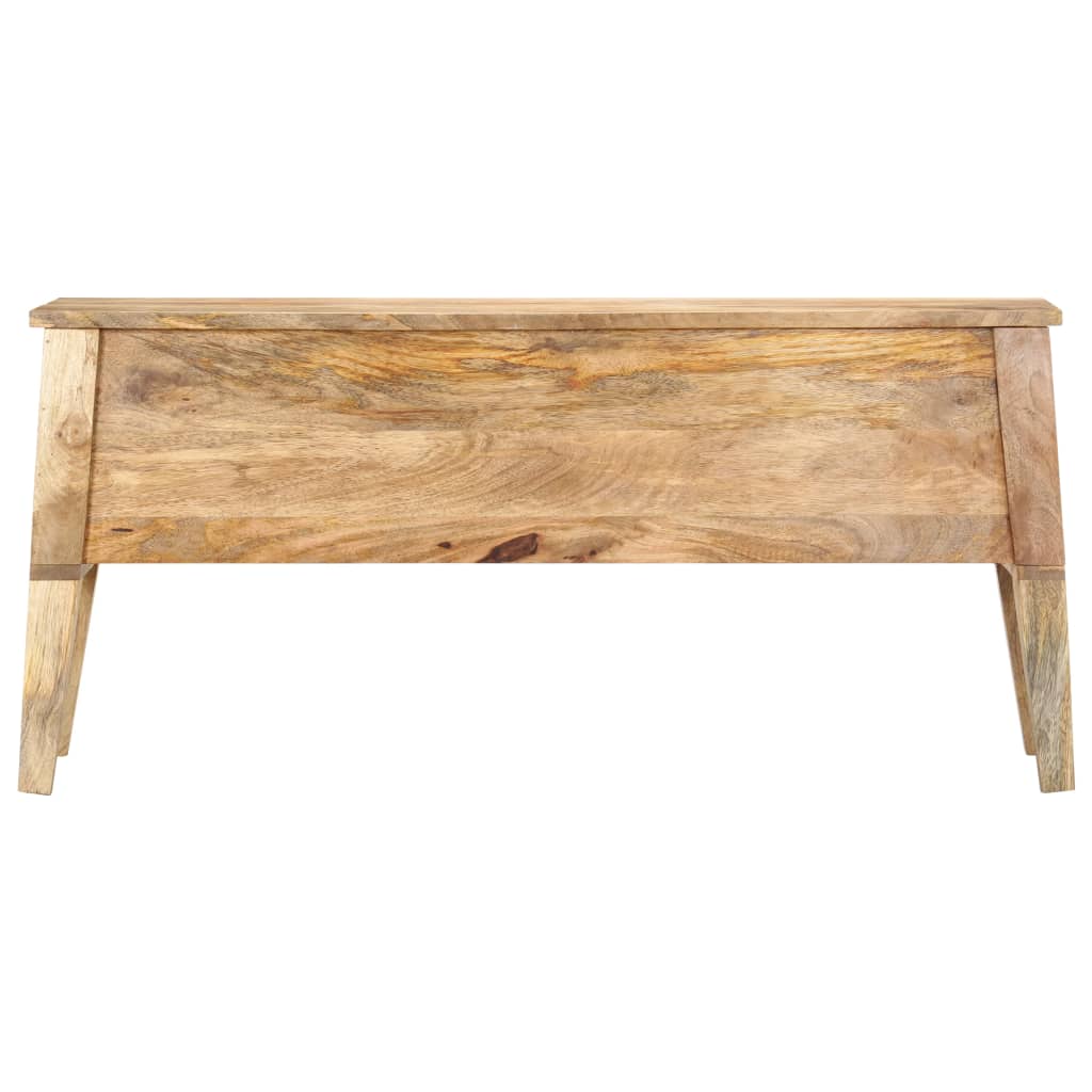 Förvaringskista 90x35x48 cm massivt mangoträ