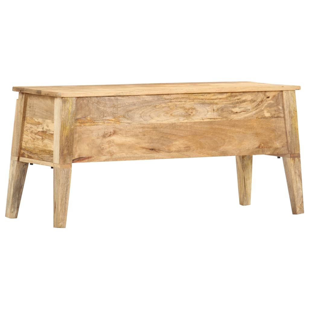 Förvaringskista 90x35x48 cm massivt mangoträ