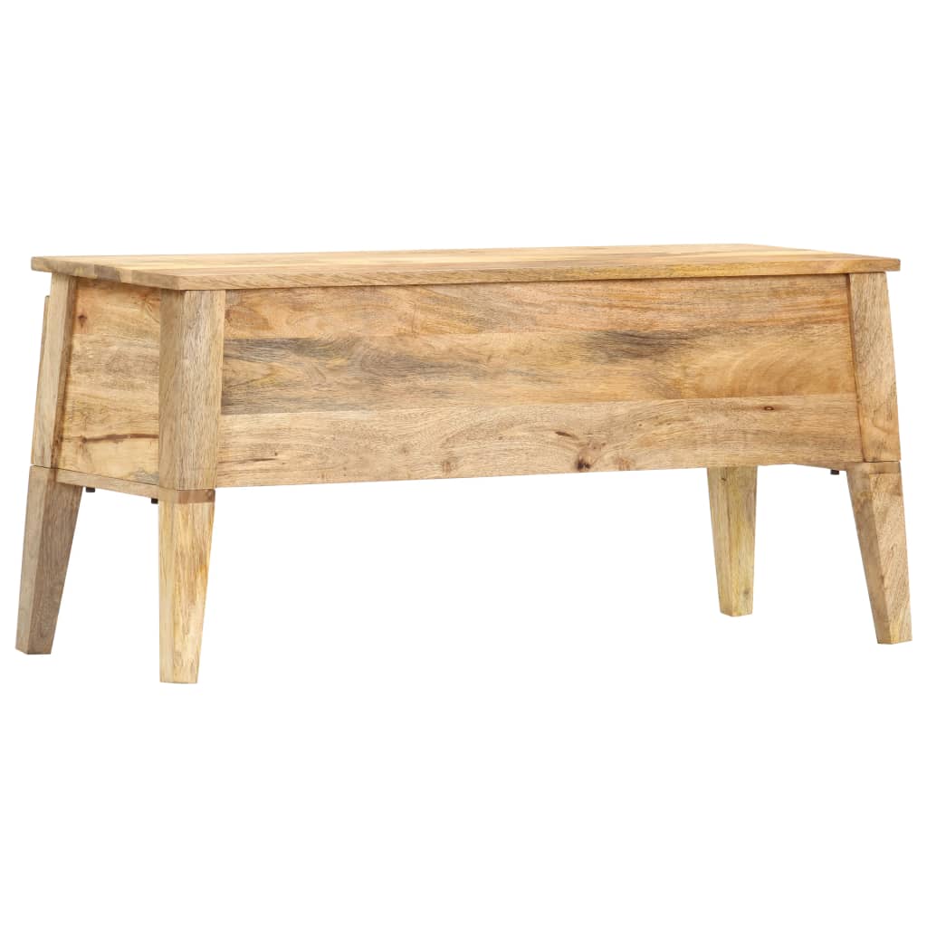Förvaringskista 90x35x48 cm massivt mangoträ