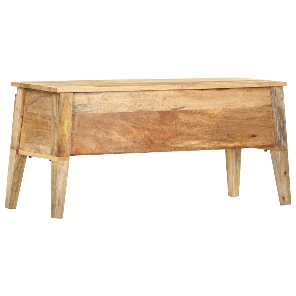 Förvaringskista 90x35x48 cm massivt mangoträ