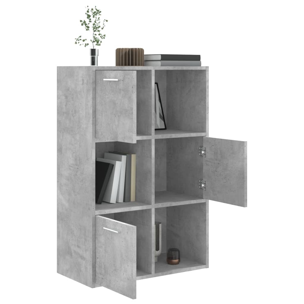 Skåp Betonggrå 60x29,5x90 cm