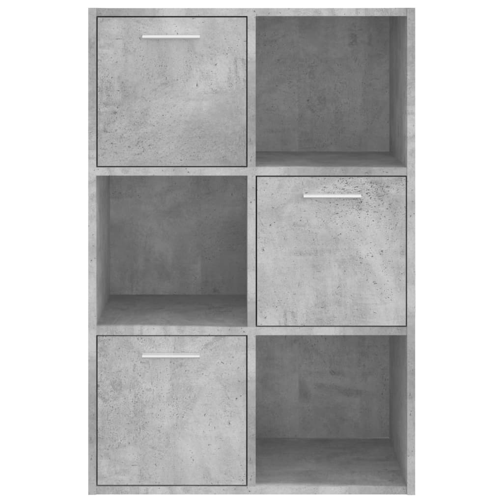 Skåp Betonggrå 60x29,5x90 cm