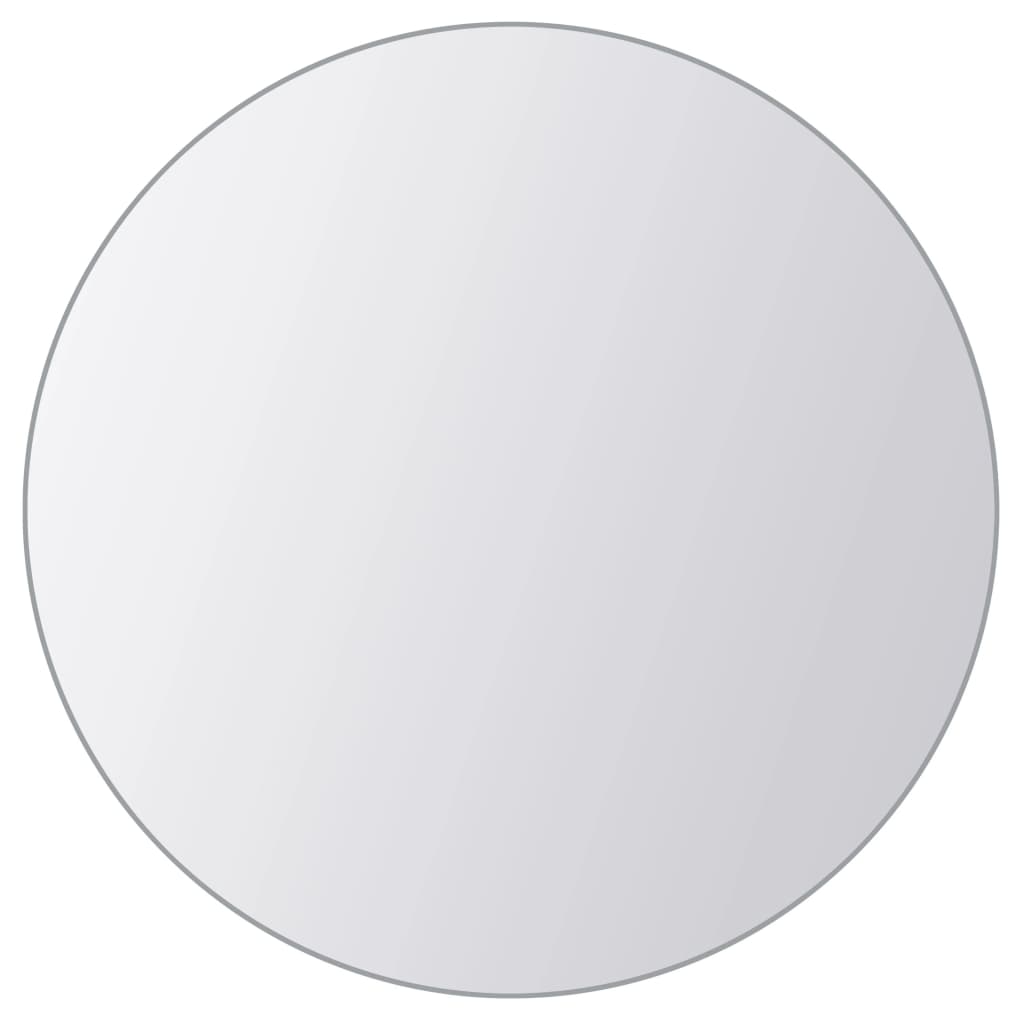 Väggspegel Spegelplattor 16 st runt glas
