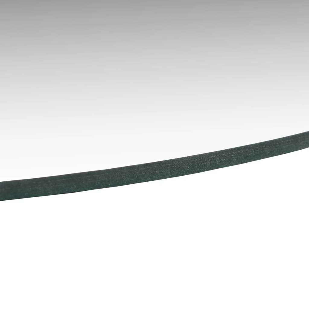 Väggspeglar 2 st 60 cm rund glas