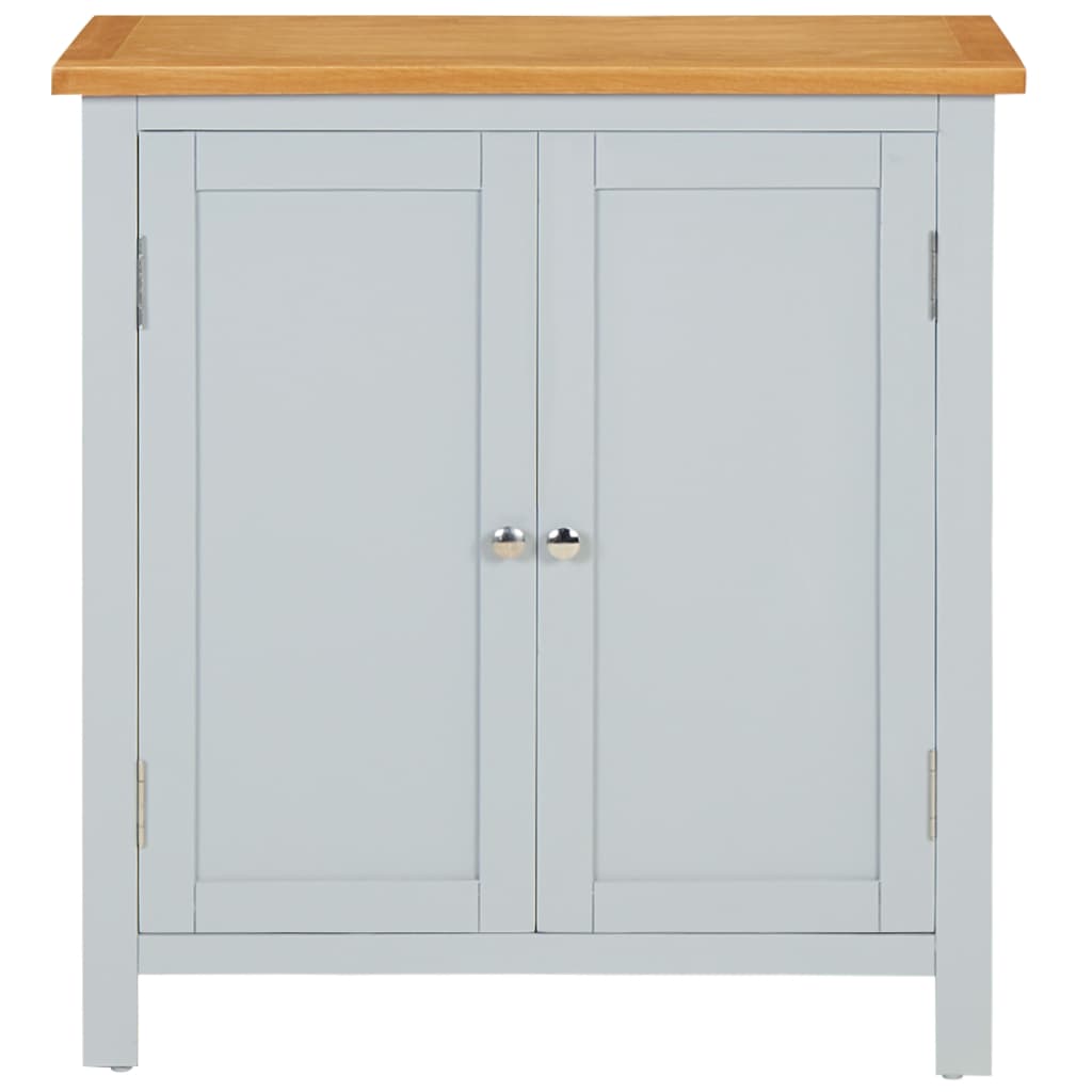 Skåp 70x35x75 cm massiv ek