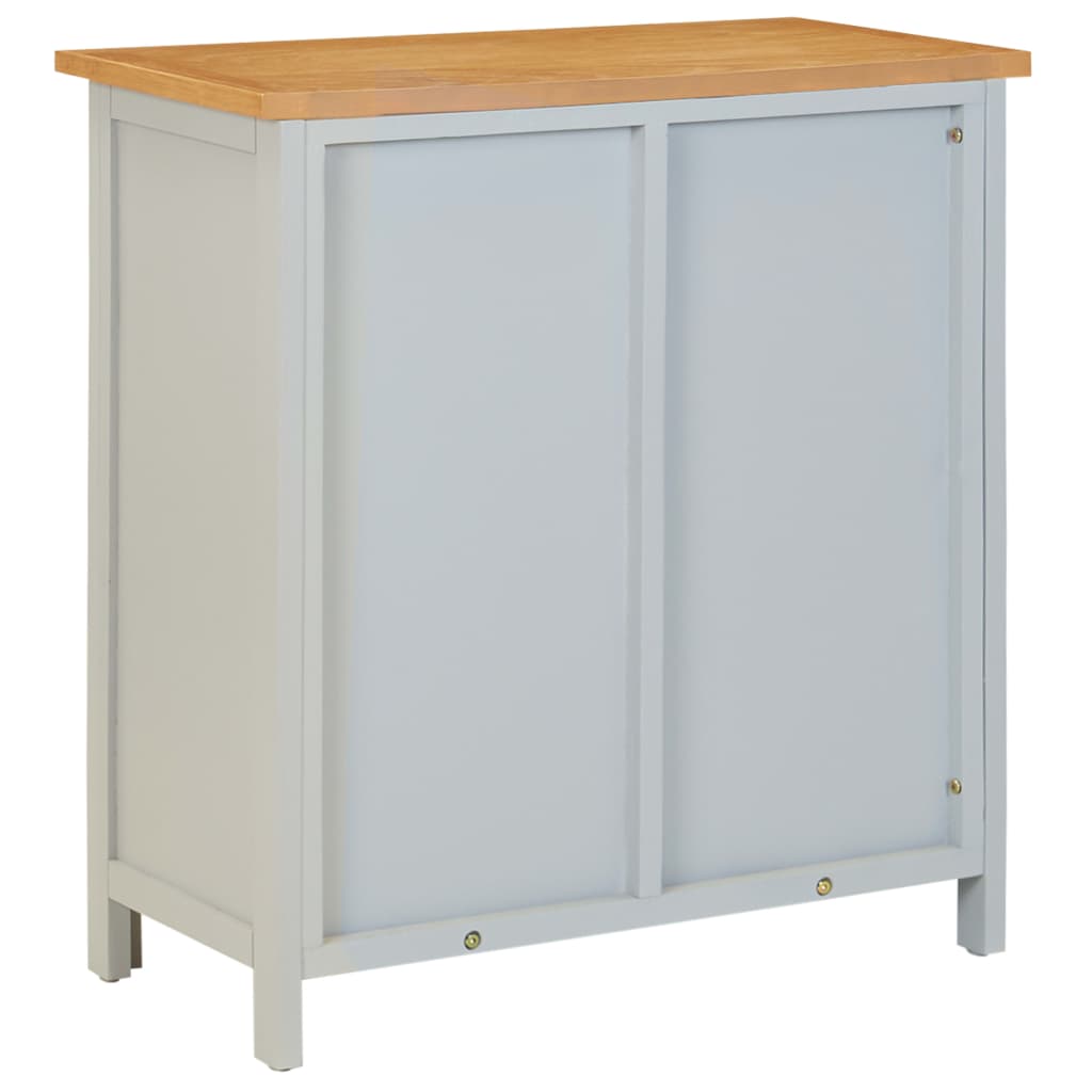 Skåp 70x35x75 cm massiv ek