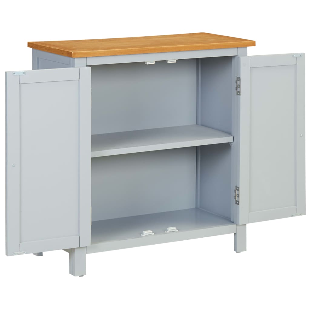 Skåp 70x35x75 cm massiv ek