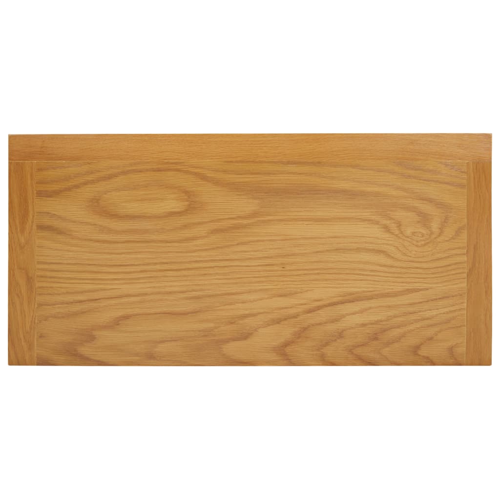 Skåp 70x35x75 cm massiv ek