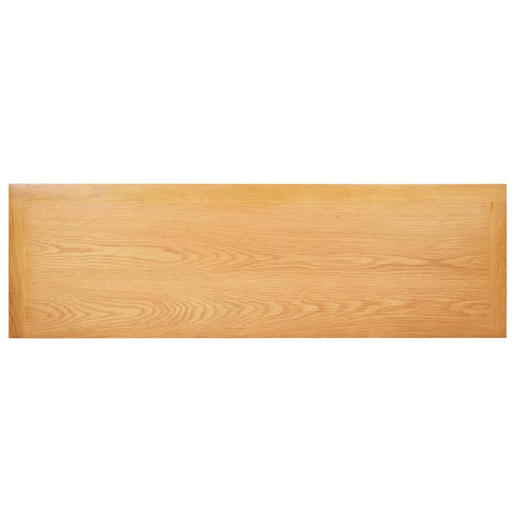 TV-bänk 120x35x48 cm massiv ek