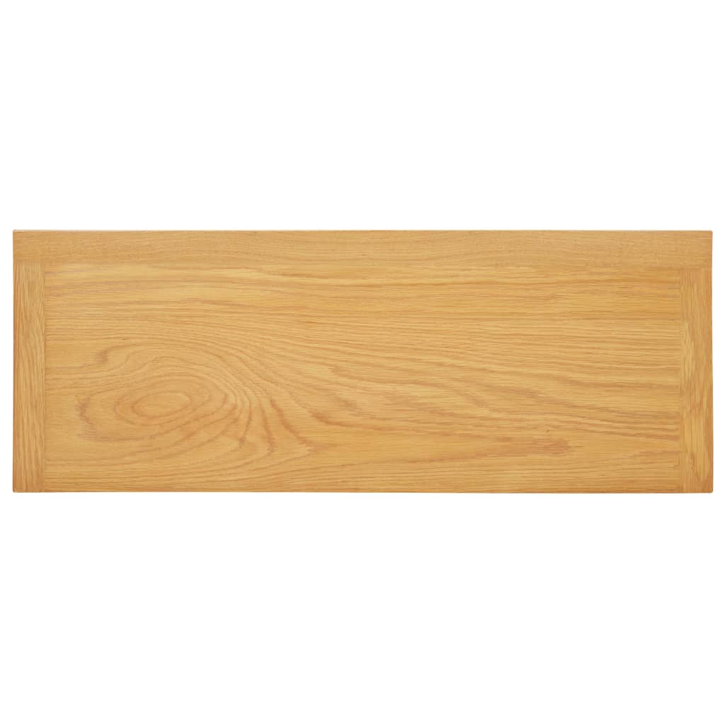 Avlastningsbord Konsollbord Trä 83x30x73 cm massiv ek