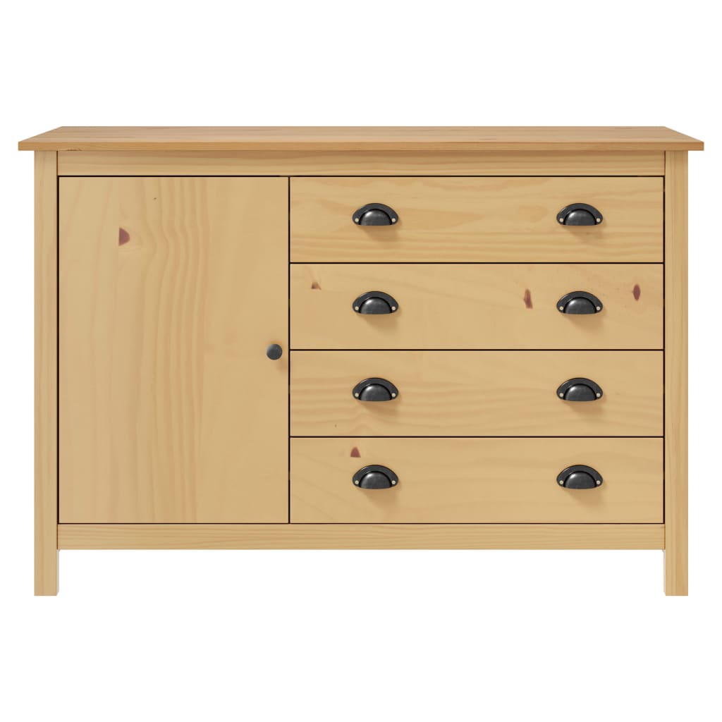 Skänk Trä Hill 120x40x80 cm massiv furu