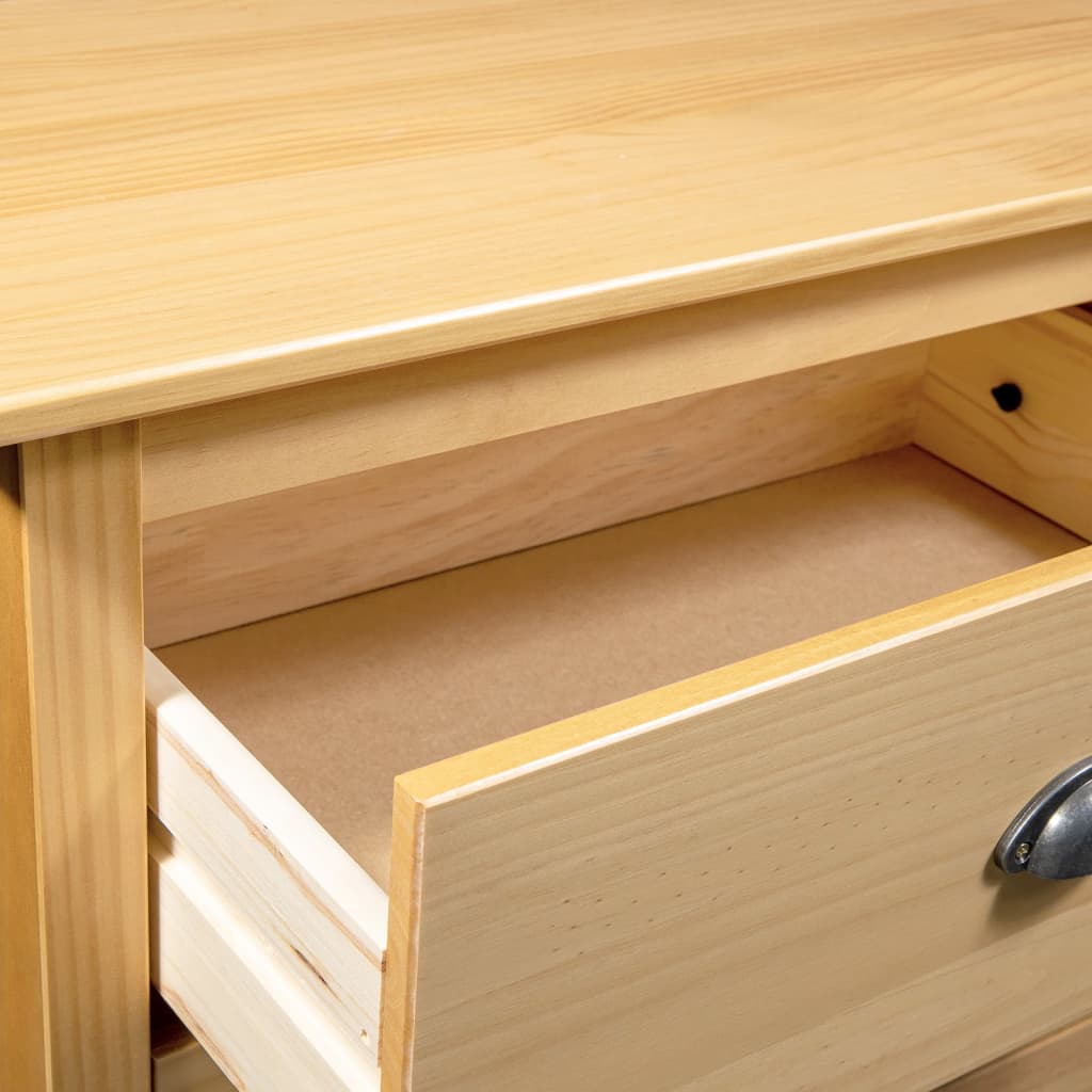 Skänk Trä Hill 125x40x80 cm massiv furu