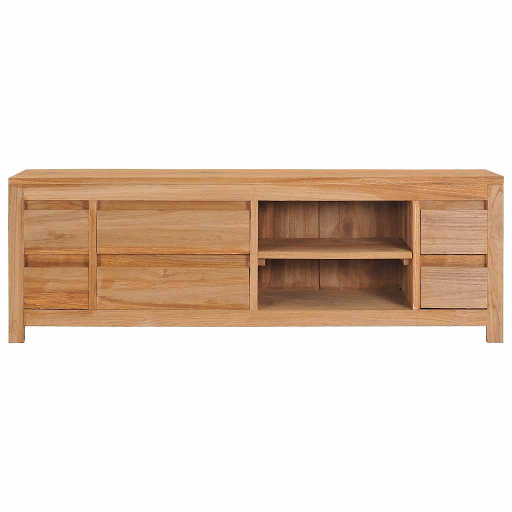 TV-bänk 115x30x40 cm massiv teak