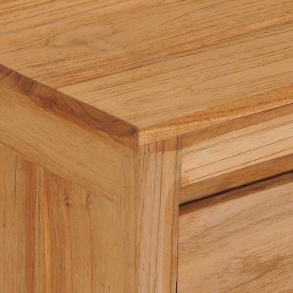 TV-bänk 115x30x40 cm massiv teak