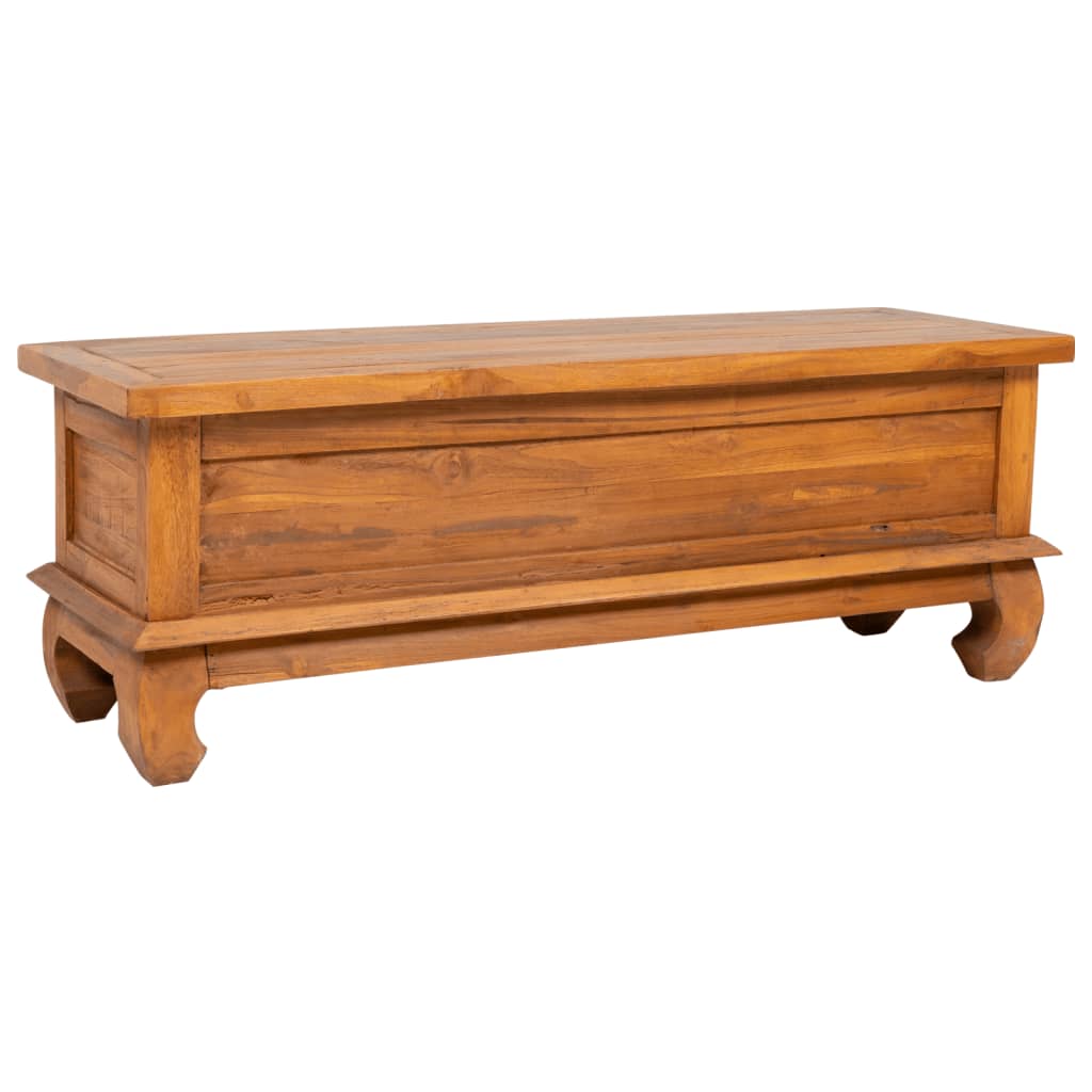 TV-bänk 110x35x40 cm massiv teak
