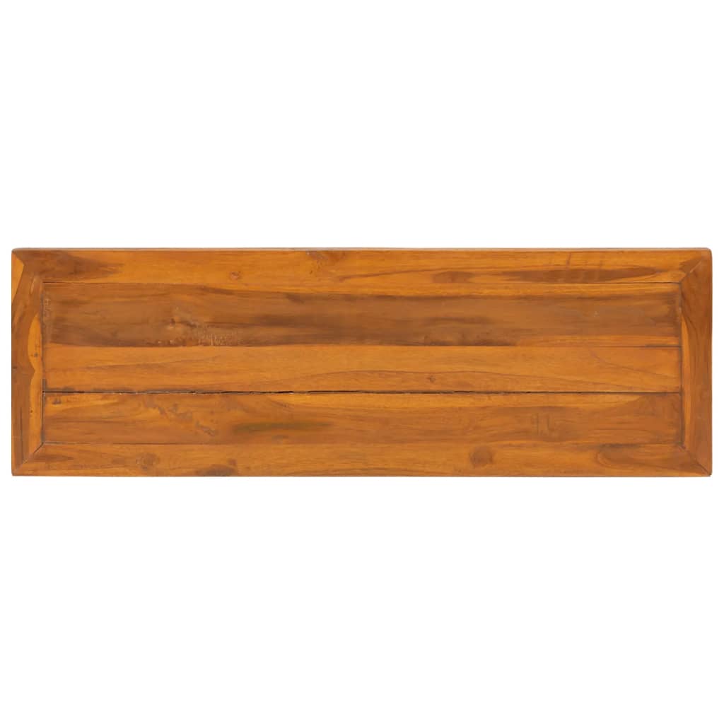 TV-bänk 110x35x40 cm massiv teak