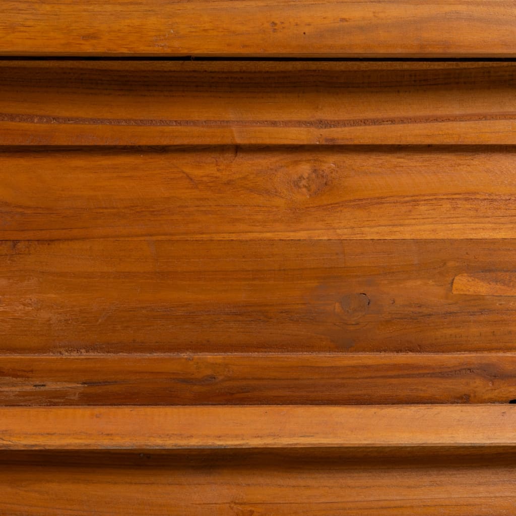 TV-bänk 110x35x40 cm massiv teak